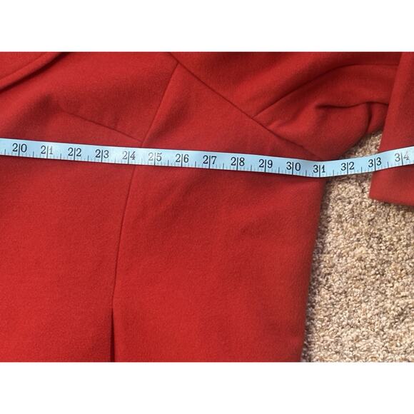 Lane Bryant Red Double Breasted Peacoat Sz 28 - Picture 13 of 14